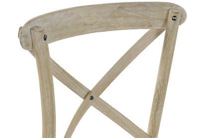 Silla Olmo Ratan 50X52_5X88 Crossback Envejecido