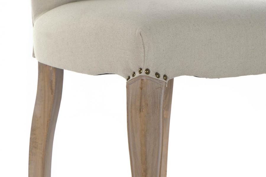 Silla Lino Rubberwood 51X47_5X101 Tirador Beige