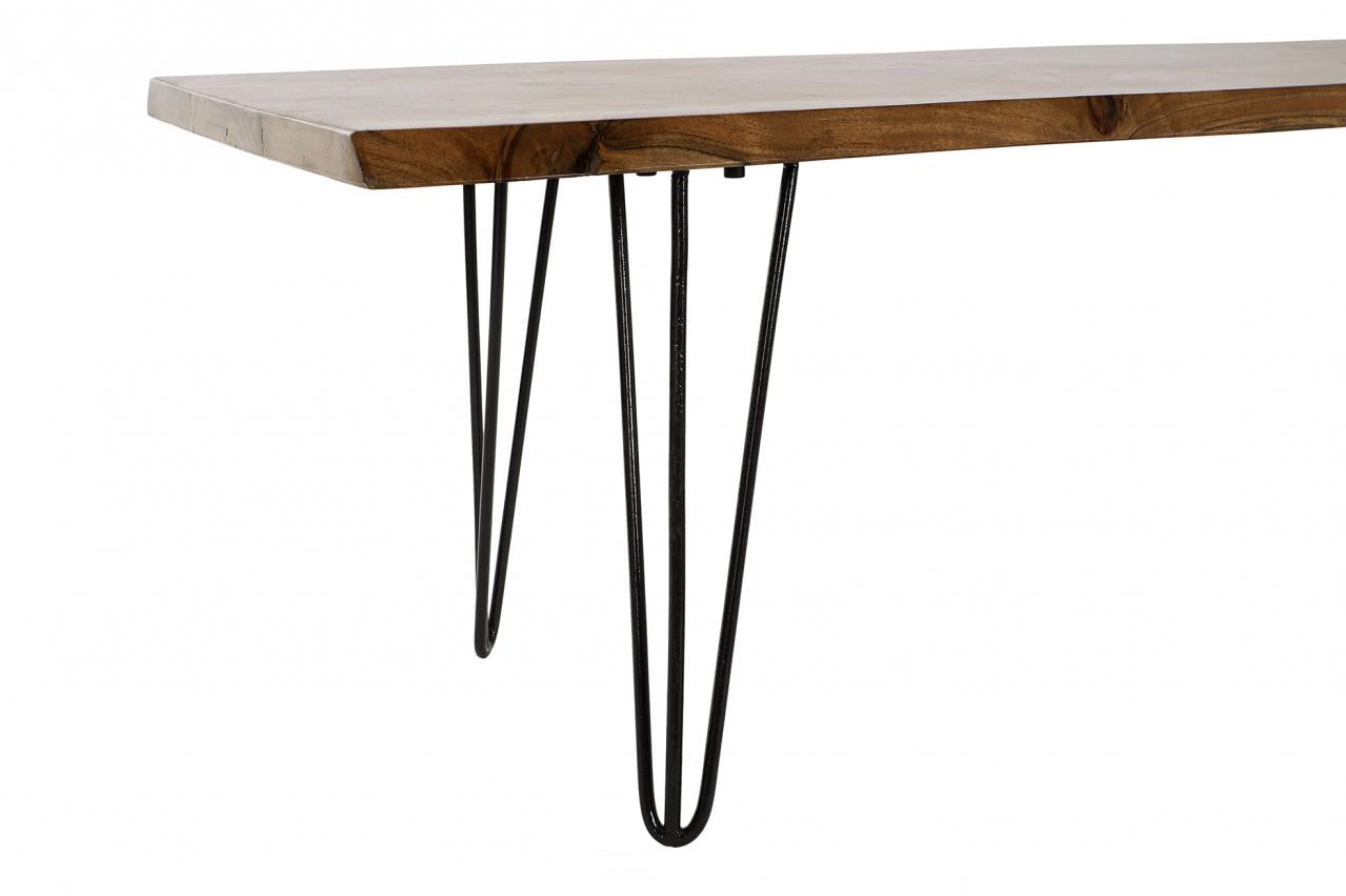 Descalzadora Acacia Metal 160X40X46 Natural
