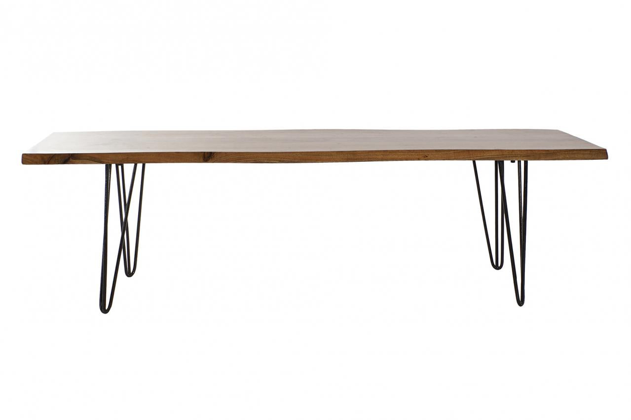Descalzadora Acacia Metal 160X40X46 Natural