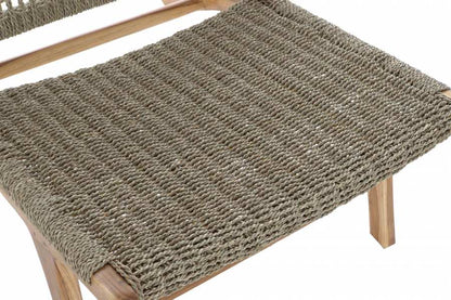 Butaca Teca Ratan 65X80X68 Marron