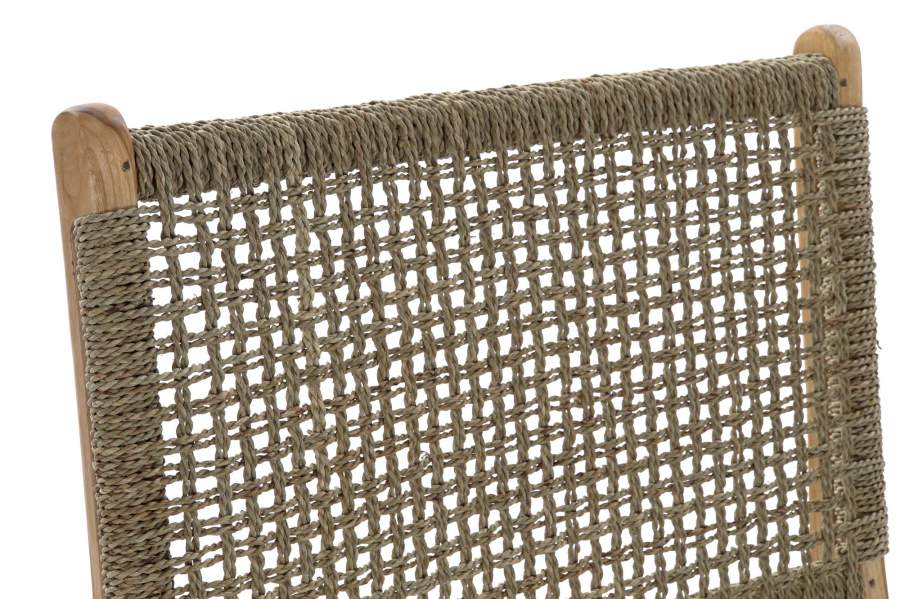 Butaca Teca Ratan 65X80X68 Marron