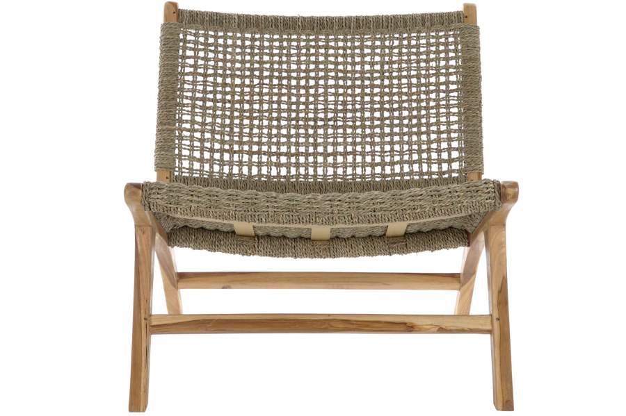 Butaca Teca Ratan 65X80X68 Marron