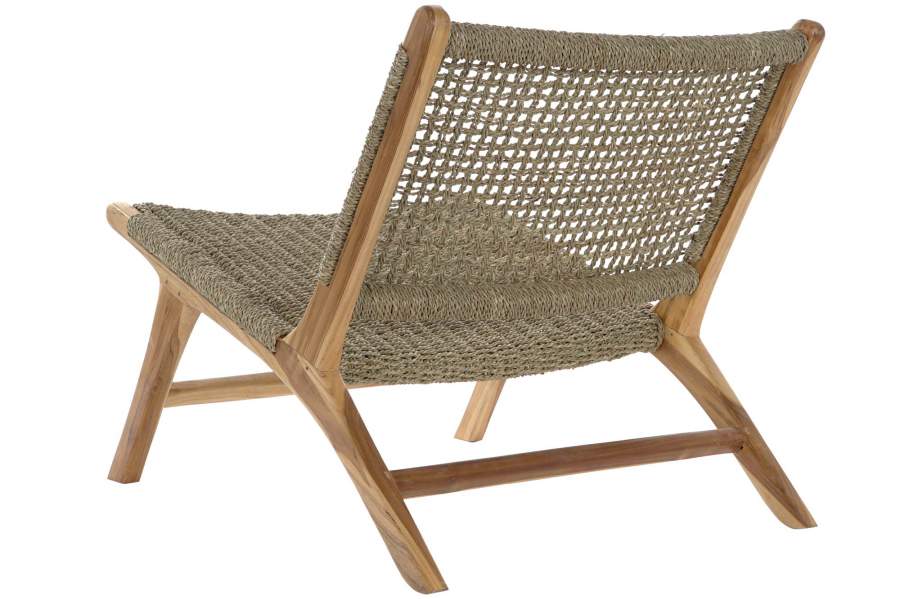 Butaca Teca Ratan 65X80X68 Marron