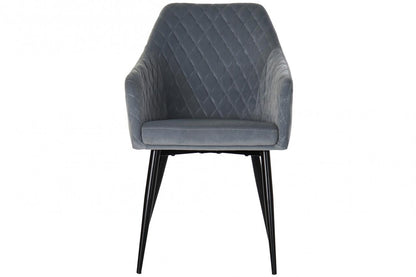 Silla Poliester Metal 56X60X90 Terciopelo