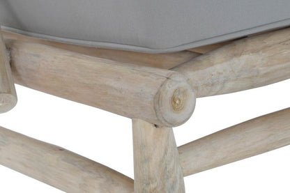 Butaca Teca Poliester 82X80X73 Gris Claro