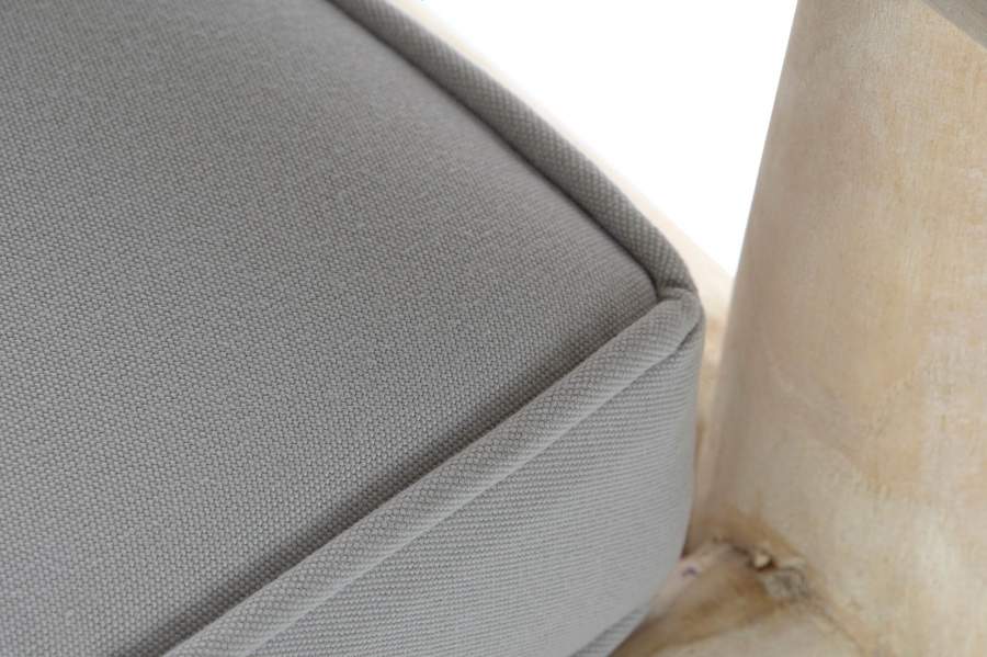 Sillon Teca Poliester 65X80X92 Gris Claro