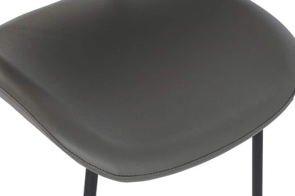 Silla Pu Metal 57X57X77 Gris