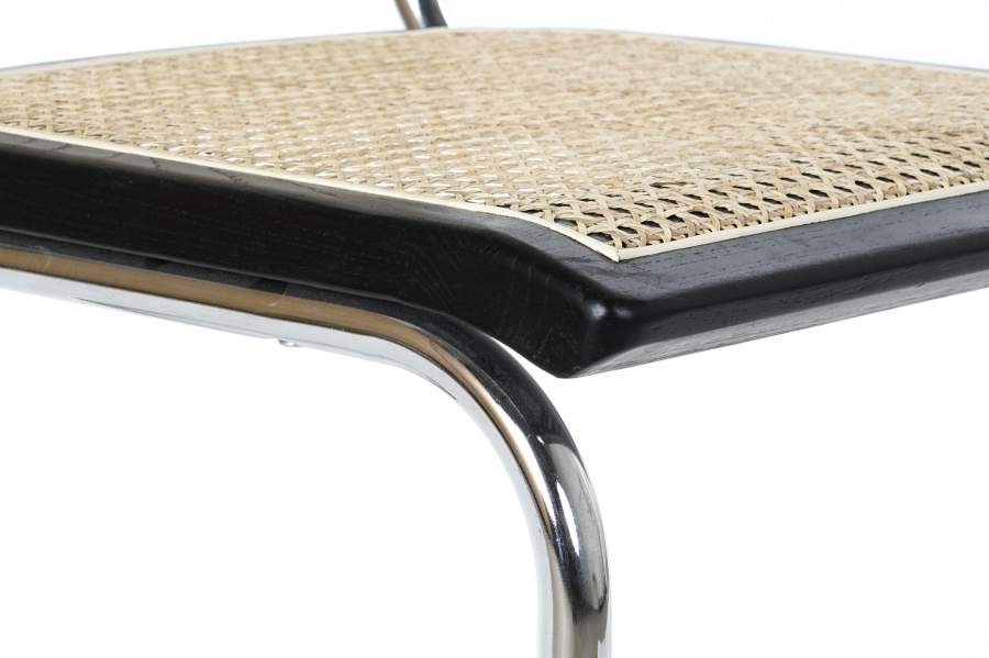 Silla Olmo Ratan 65_5X62X79 Rejilla Negro