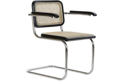 Silla Olmo Ratan 65_5X62X79 Rejilla Negro