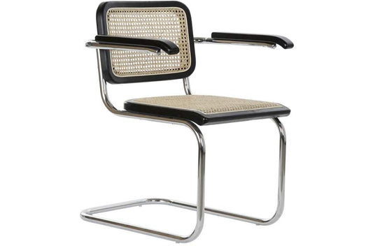 Silla Olmo Ratan 65_5X62X79 Rejilla Negro