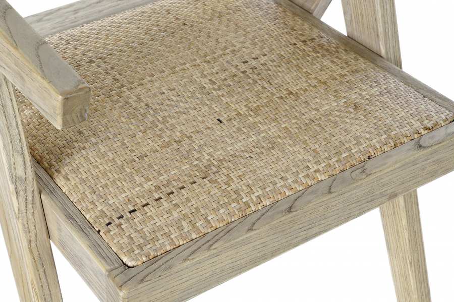 Silla Olmo Ratan 56_5X60X86 Rejilla Natural