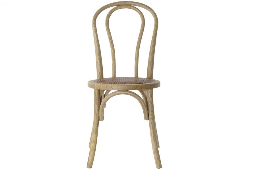 Silla Olmo Ratan 43X44X89 Apilable Natural