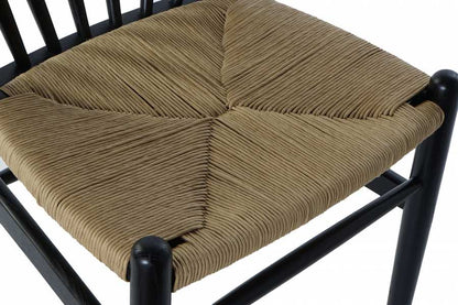 Silla Olmo Ratan 57X47X80 Negro