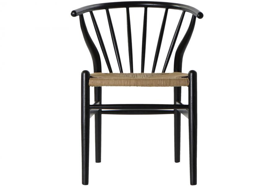Silla Olmo Ratan 57X47X80 Negro