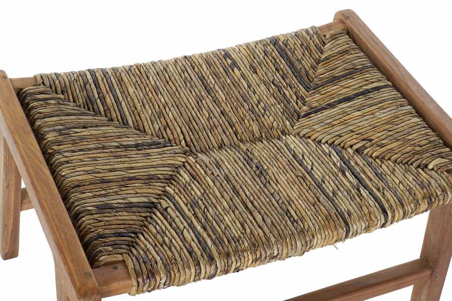 Descalzadora Teca Fibra 65X47X40 Natural