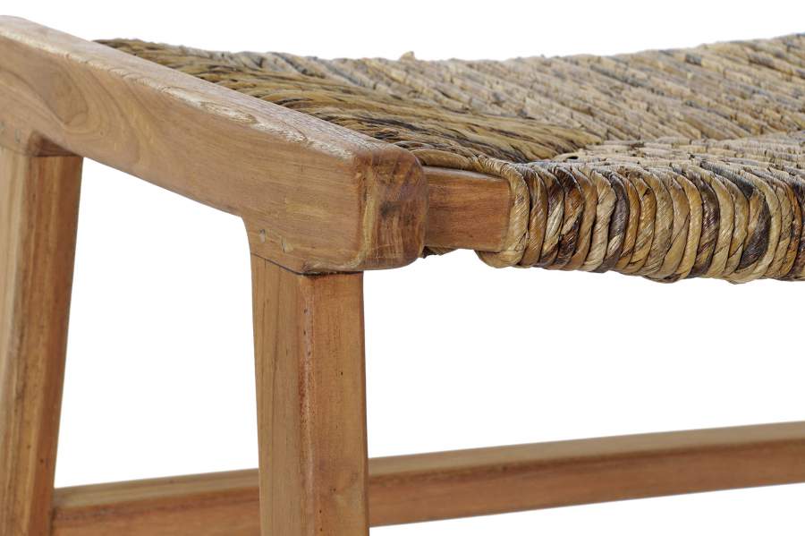 Descalzadora Teca Fibra 65X47X40 Natural