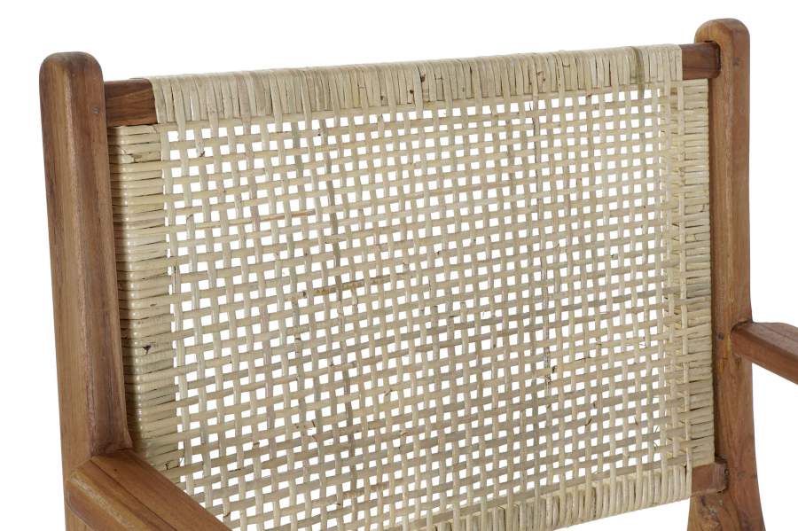 Butaca Teca Ratan 69X78X68 Natural