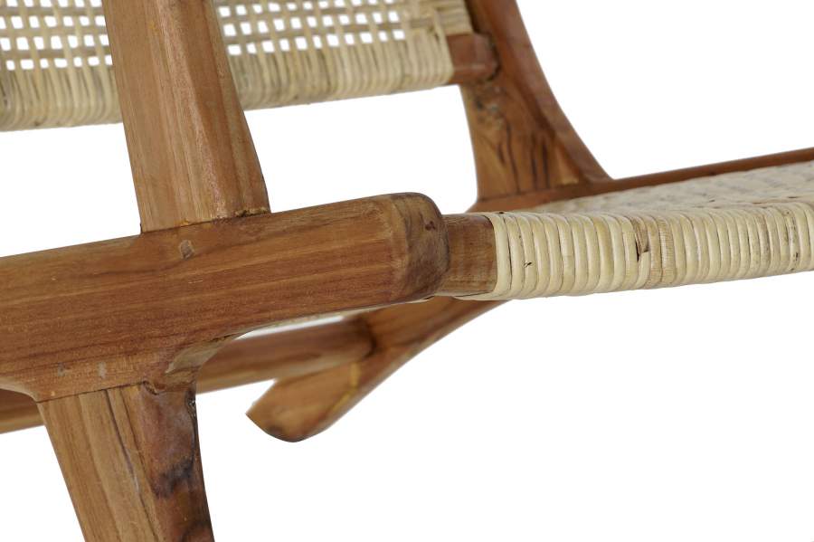 Butaca Teca Ratan 69X78X68 Natural