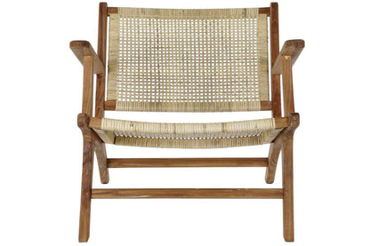 Butaca Teca Ratan 69X78X68 Natural