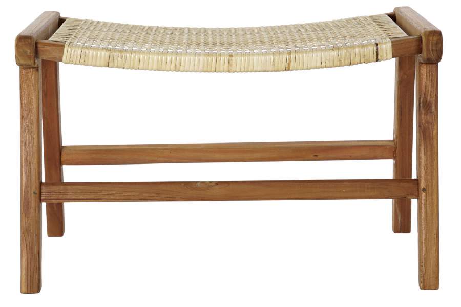 Descalzadora Teca Ratan 65X47X40 Natural