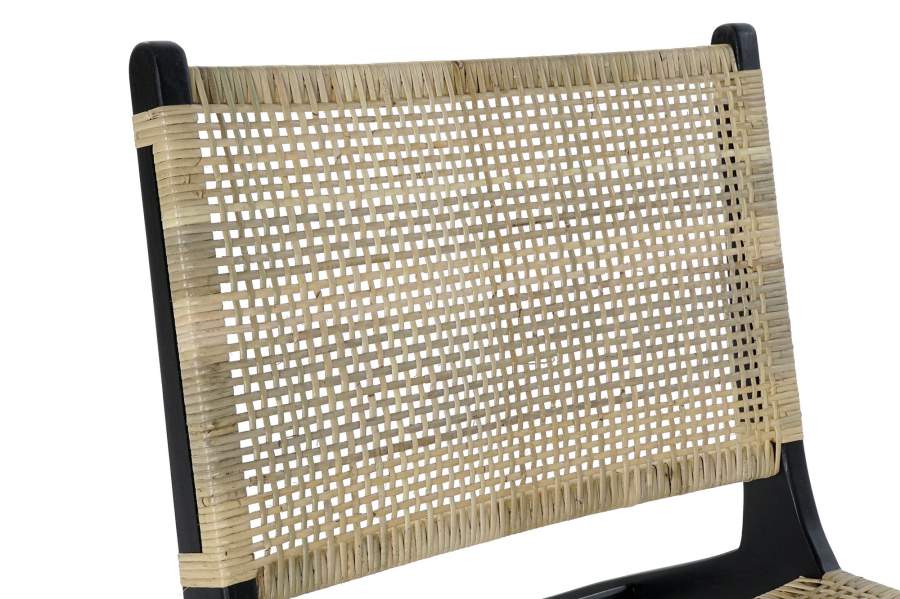 Butaca Teca Ratan 65X78X68 Negro