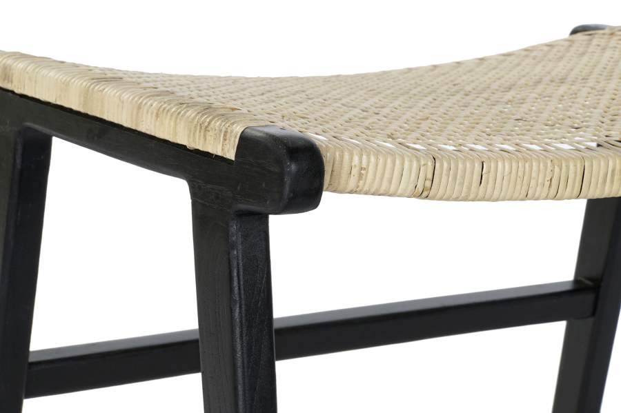 Descalzadora Teca Ratan 65X47X40 Negro