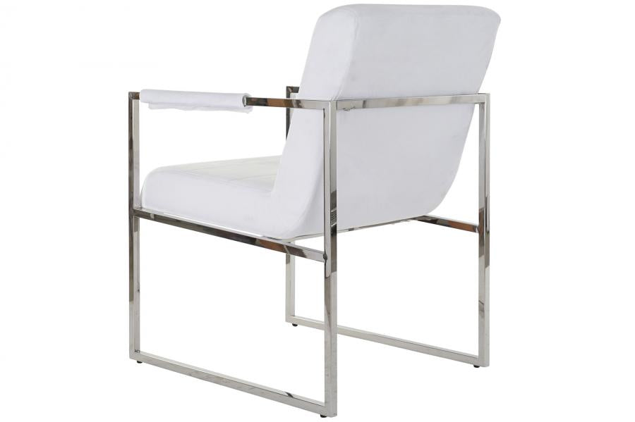 Butaca Acero Poliester 75X57X92 Blanco