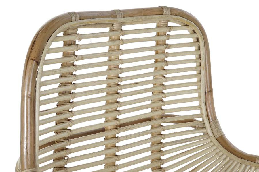 Silla Ratan 62X62X92 Natural