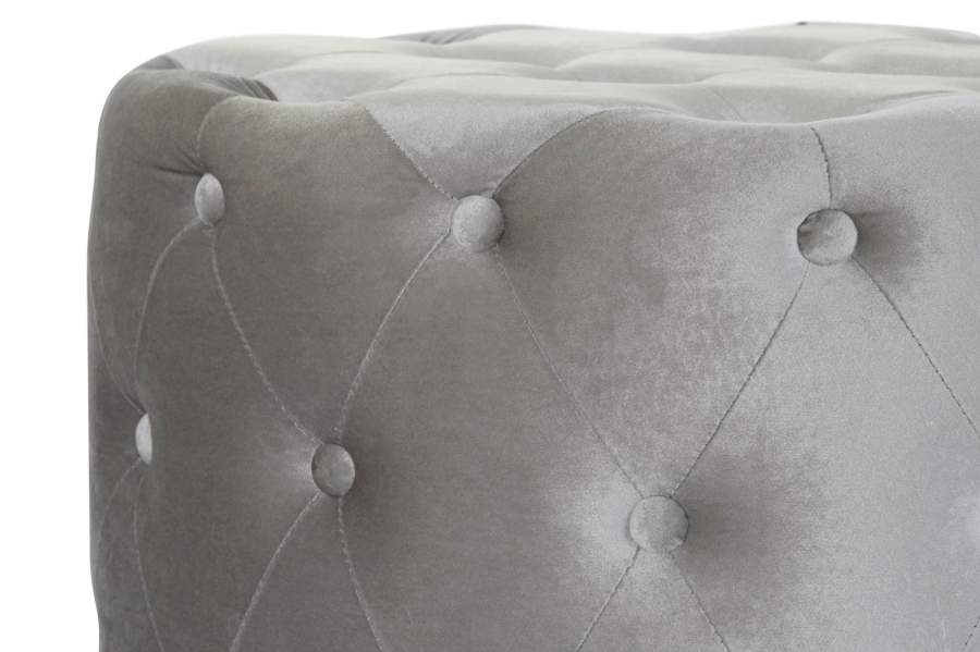 Reposapies Set 2 Velvet Mdf 78X78X42 Terciopelo