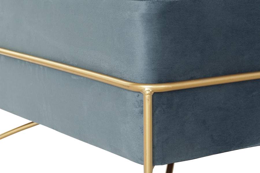 Descalzadora Poliester Metal 80X80X42 Terciopelo
