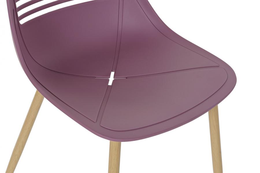 Silla Pp Metal 445X55X84 Mate Magenta
