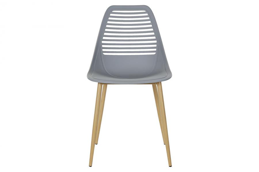 Silla Pp Metal 45X56X84 Mate Gris Claro