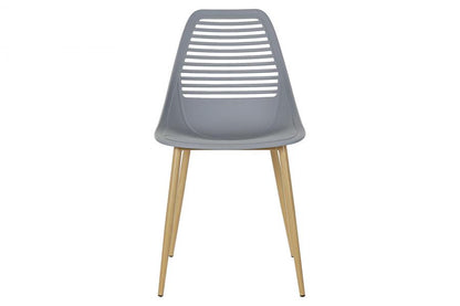 Silla Pp Metal 45X56X84 Mate Gris Claro