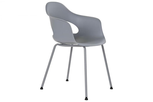 Silla Pp Metal 56X54X80 Mate Gris Claro