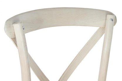 Silla Madera Ratan 49X44X88 Crossback Decape