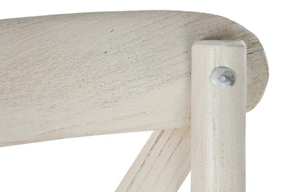 Silla Madera Ratan 49X44X88 Crossback Decape