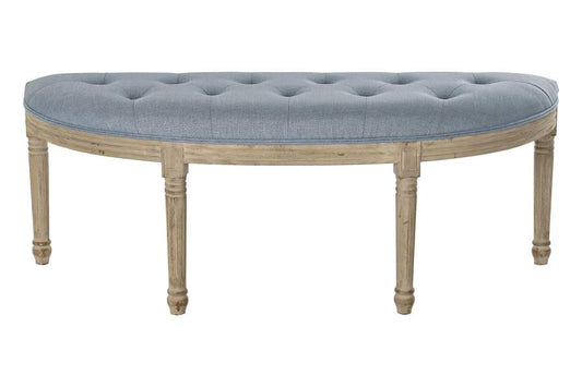 BANCO ROYAL RUBBERWOOD AZUL OVAL