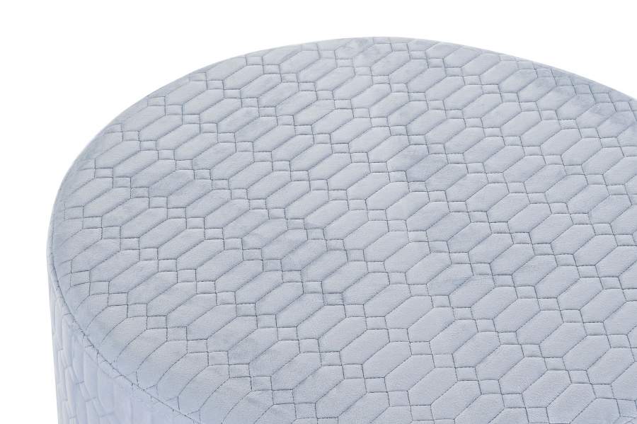 Reposapies Poliester Mdf 55X55X35 Azul Celeste