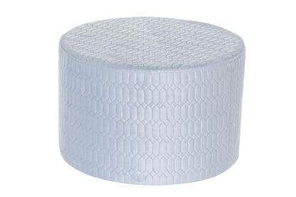 Reposapies Poliester Mdf 55X55X35 Azul Celeste