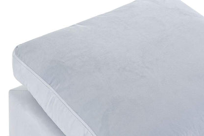 Reposapies Poliester Madera 55X55X35 Azul Celeste