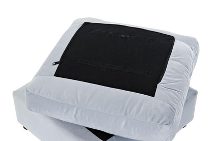 Reposapies Poliester Madera 55X55X35 Azul Celeste