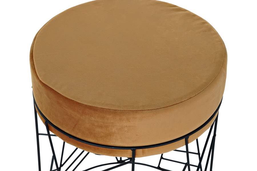 Reposapies Metal Poliester 33X33X42 Terracota