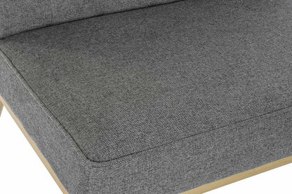 Sillon Lino Abeto 80X66X72 Capitone Gris Oscuro