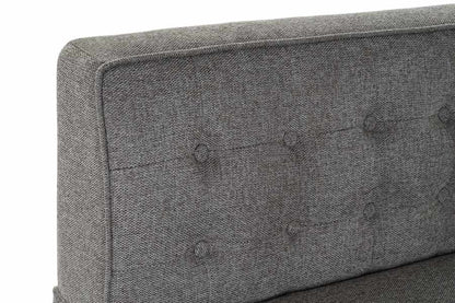 Sillon Lino Abeto 80X66X72 Capitone Gris Oscuro