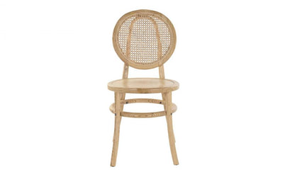Silla Olmo Ratan 43X43X89 Rejilla Marron Claro