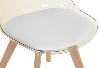 Silla Pvc Abedul 54X47X81 Crema