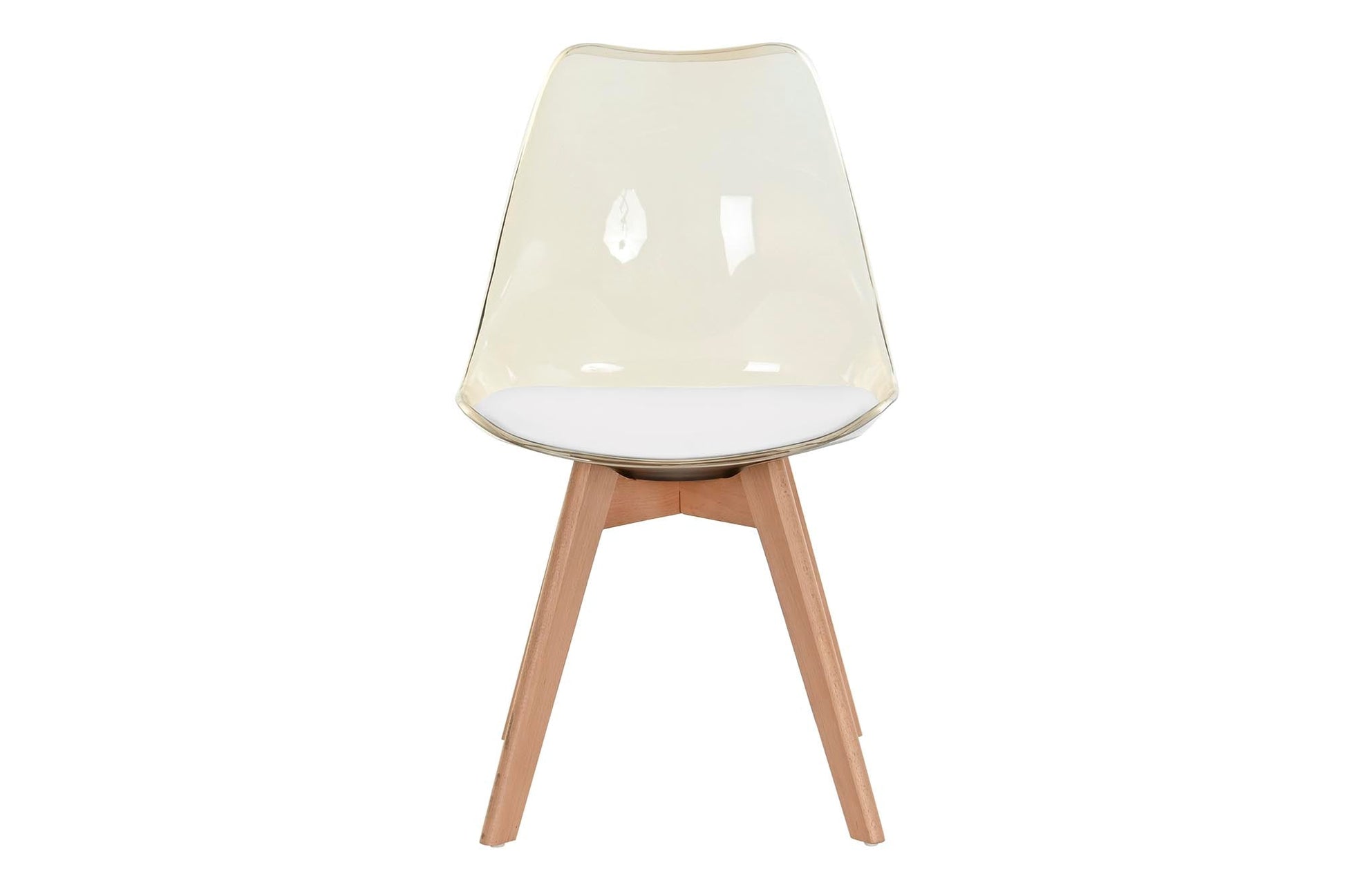 Silla Pvc Abedul 54X47X81 Crema