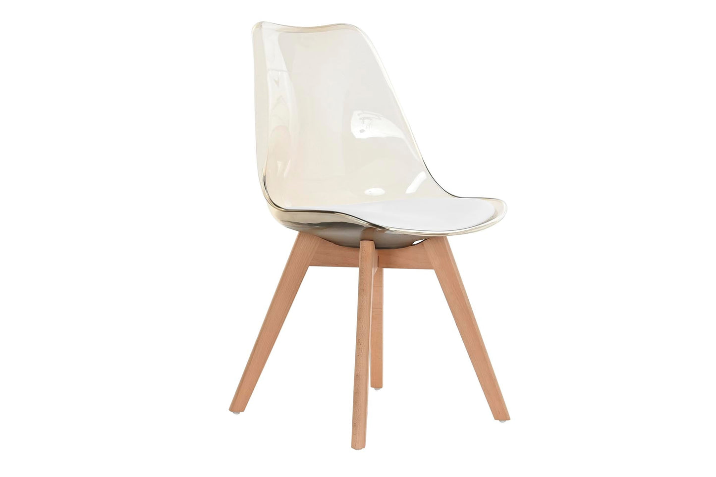 Silla Pvc Abedul 54X47X81 Crema