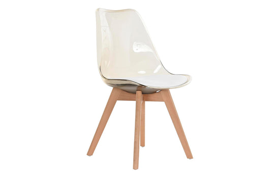 Silla Pvc Abedul 54X47X81 Crema